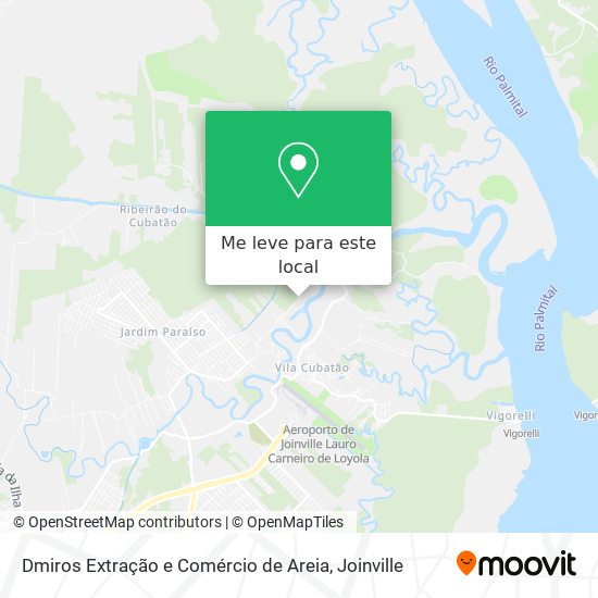 Dmiros Extração e Comércio de Areia mapa