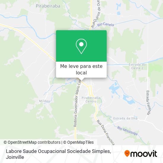 Labore Saude Ocupacional Sociedade Simples mapa