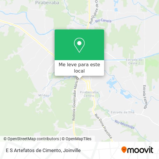 E S Artefatos de Cimento mapa