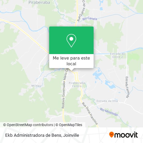 Ekb Administradora de Bens mapa