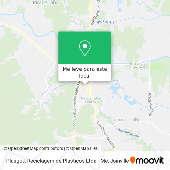 Plasgutt Reciclagem de Plasticos Ltda - Me mapa