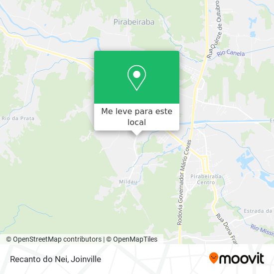 Recanto do Nei mapa