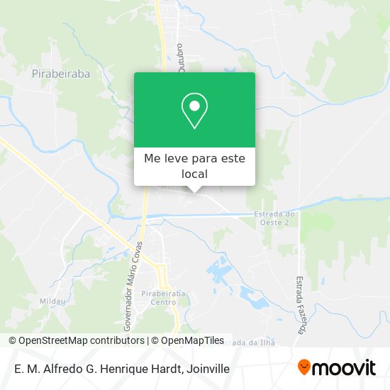E. M. Alfredo G. Henrique Hardt mapa