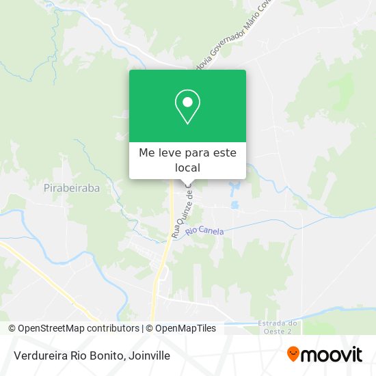 Verdureira Rio Bonito mapa