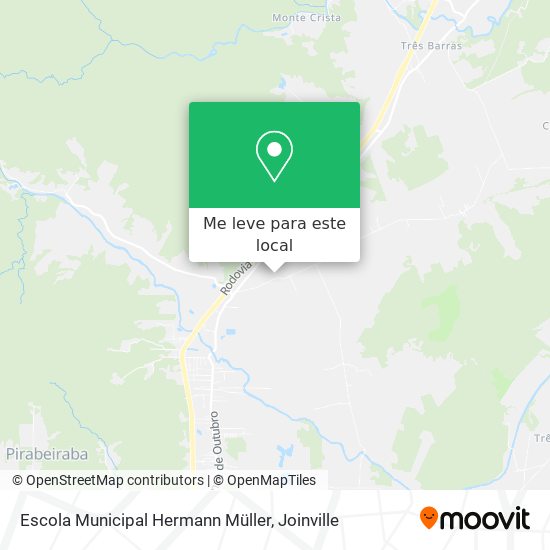 Escola Municipal Hermann Müller mapa