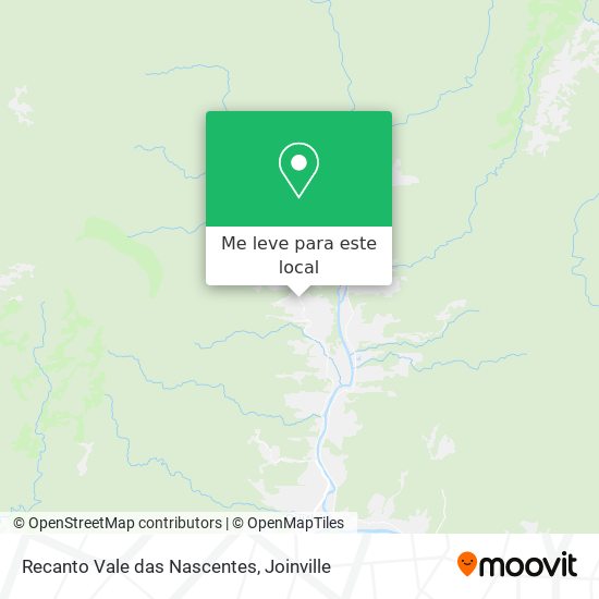 Recanto Vale das Nascentes mapa