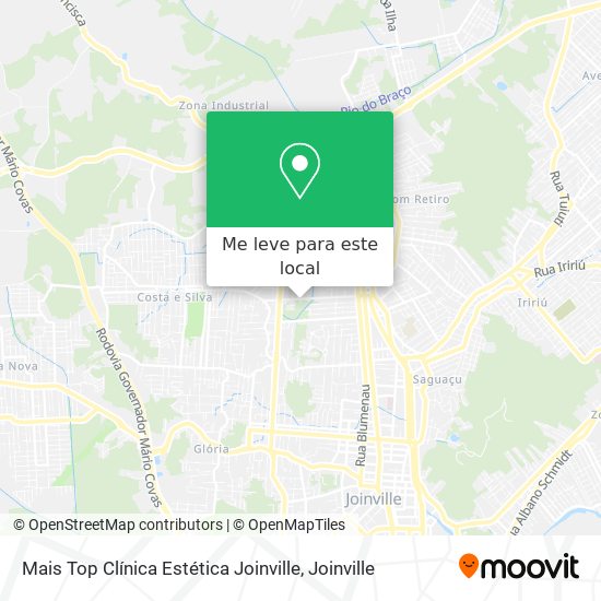 Mais Top Clínica Estética Joinville mapa