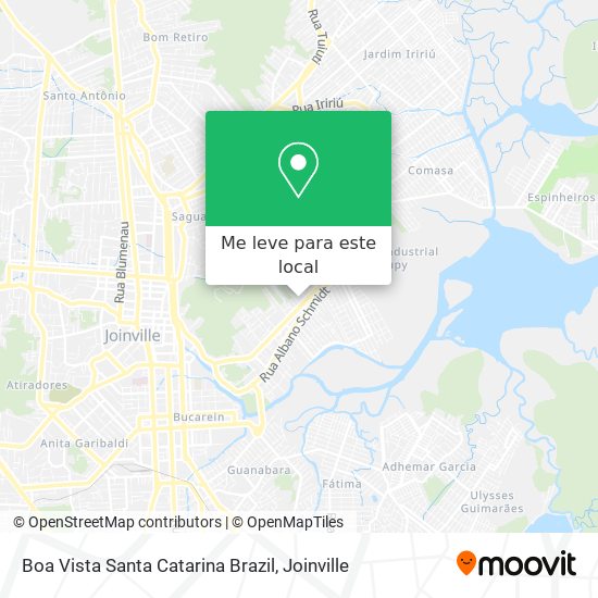Boa Vista Santa Catarina Brazil mapa
