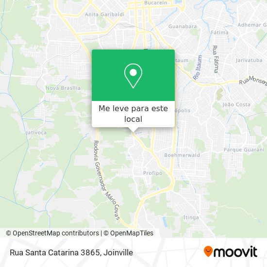 Rua Santa Catarina 3865 mapa
