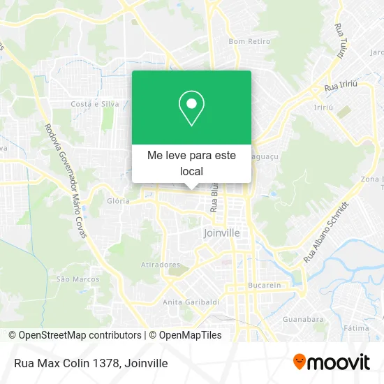 Rua Max Colin 1378 mapa
