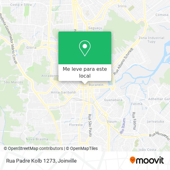 Rua Padre Kolb 1273 mapa