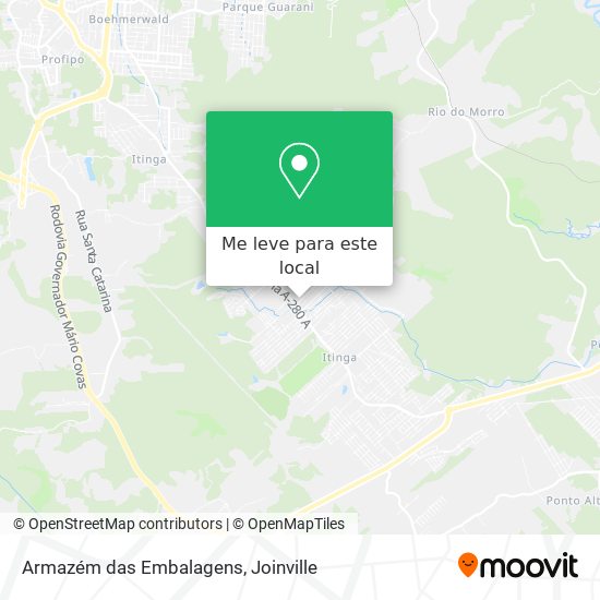 Armazém das Embalagens mapa