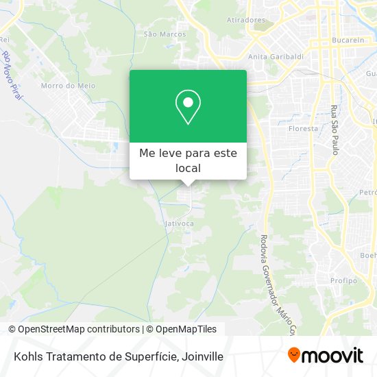 Kohls Tratamento de Superfície mapa