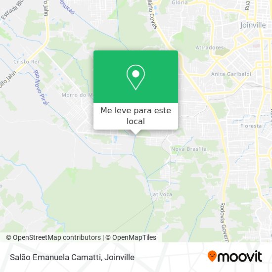 Salão Emanuela Camatti mapa
