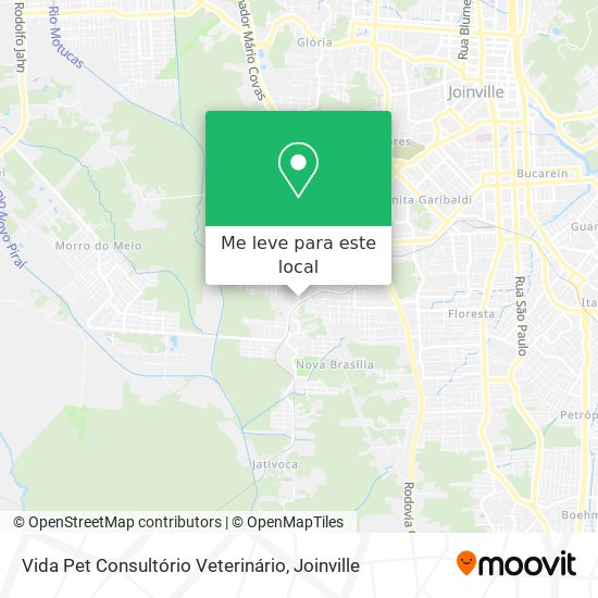 Vida Pet Consultório Veterinário mapa