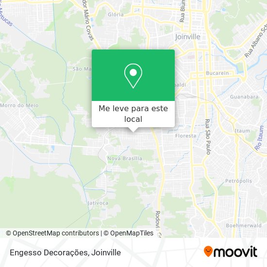 Engesso Decorações mapa