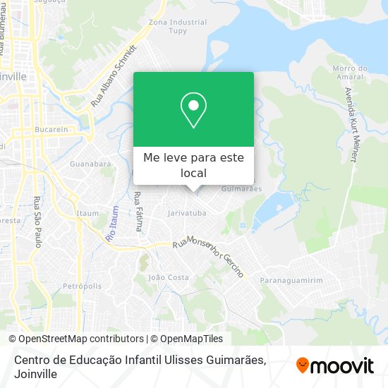 Centro de Educação Infantil Ulisses Guimarães mapa