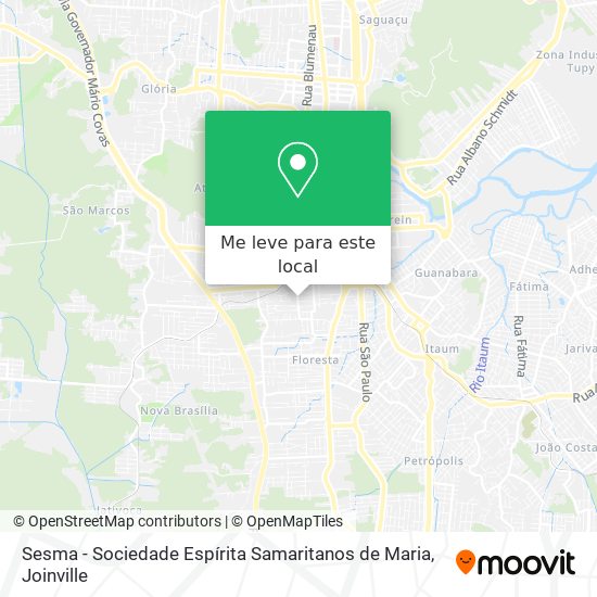 Sesma - Sociedade Espírita Samaritanos de Maria mapa