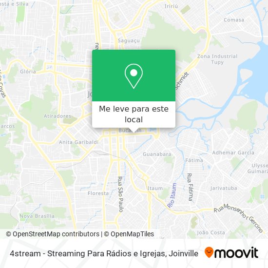 4stream - Streaming Para Rádios e Igrejas mapa