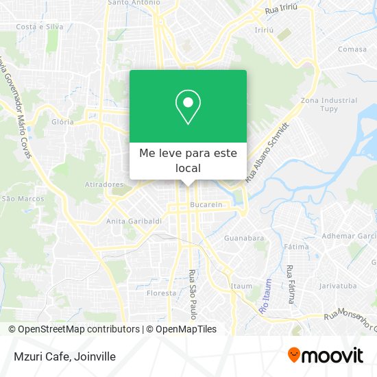 Mzuri Cafe mapa