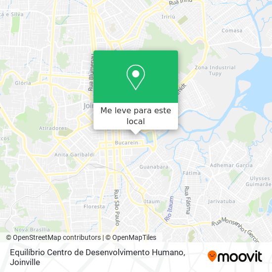 Equilíbrio Centro de Desenvolvimento Humano mapa