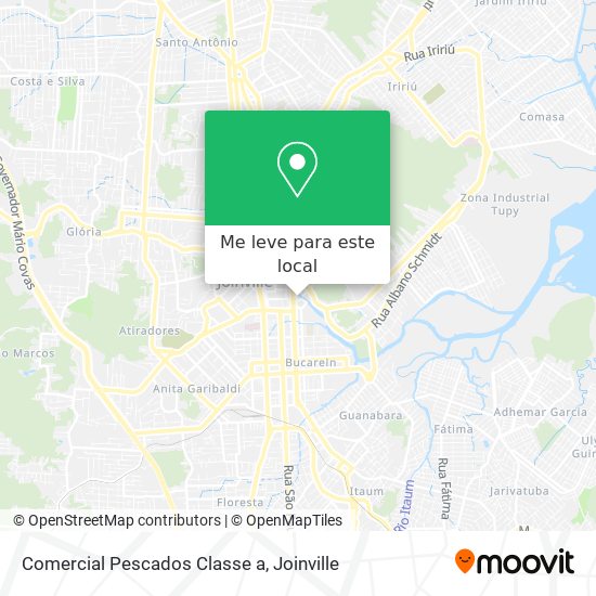 Comercial Pescados Classe a mapa