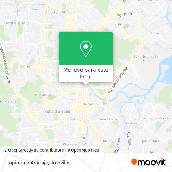 Tapioca e Acarajé mapa