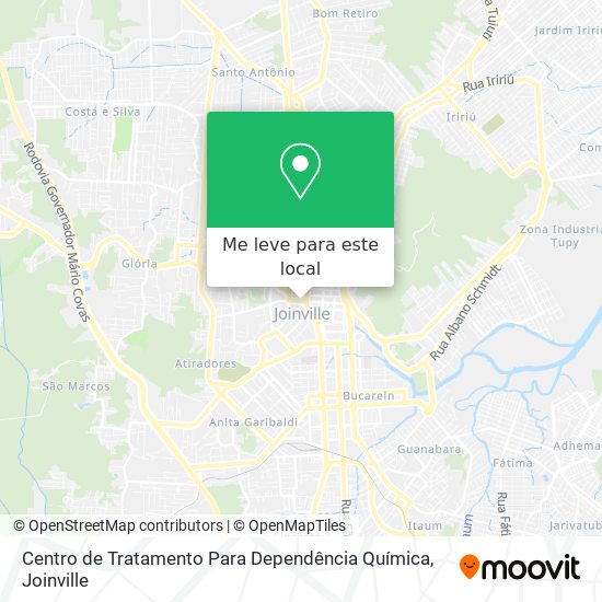 Centro de Tratamento Para Dependência Química mapa