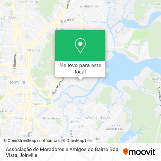 Associação de Moradores e Amigos do Bairro Boa Vista mapa