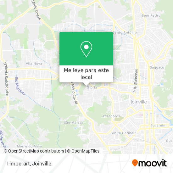 Timberart mapa