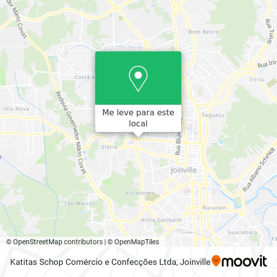 Katitas Schop Comércio e Confecções Ltda mapa