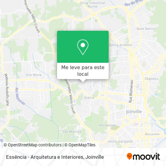 Essência - Arquitetura e Interiores mapa