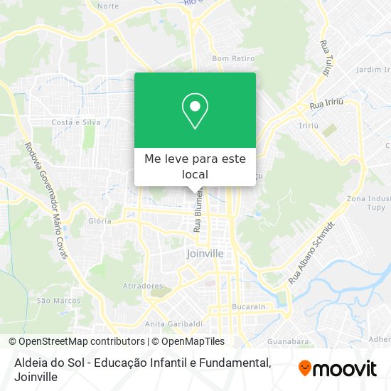 Aldeia do Sol - Educação Infantil e Fundamental mapa