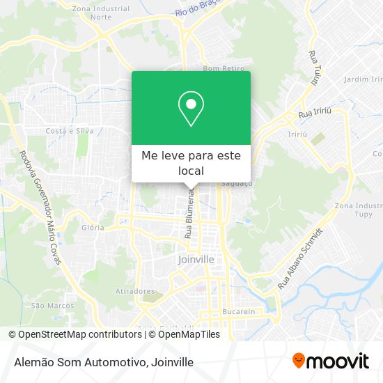 Alemão Som Automotivo mapa