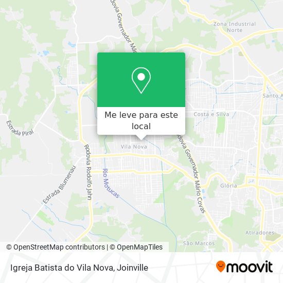 Igreja Batista do Vila Nova mapa