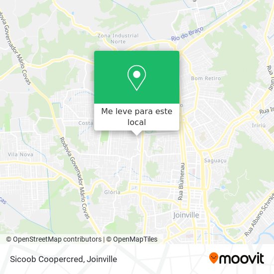 Sicoob Coopercred mapa