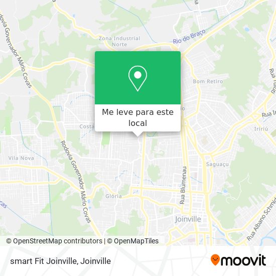 smart Fit Joinville mapa