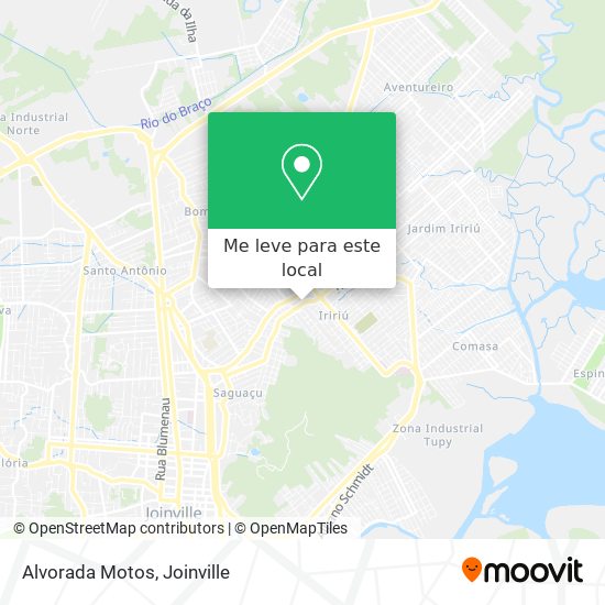 Alvorada Motos mapa