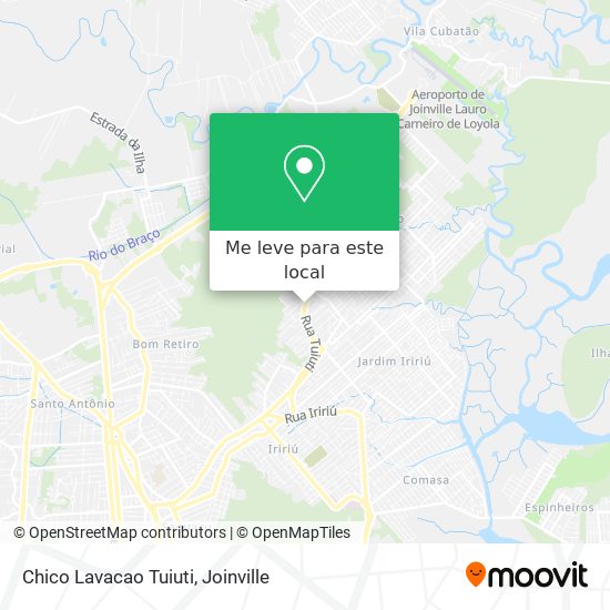 Chico Lavacao Tuiuti mapa