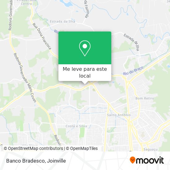 Banco Bradesco mapa