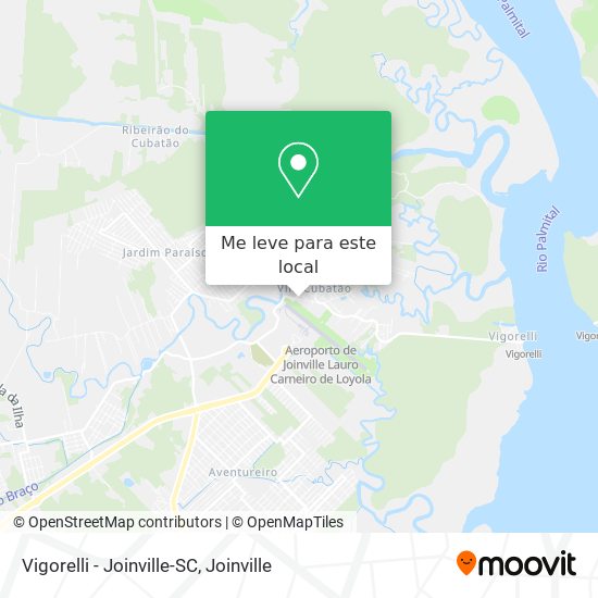 Vigorelli - Joinville-SC mapa