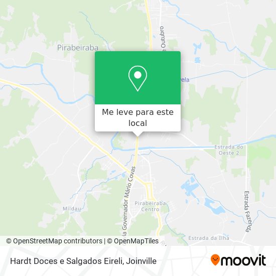 Hardt Doces e Salgados Eireli mapa