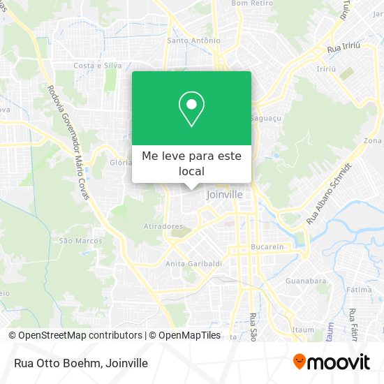 Rua Otto Boehm mapa