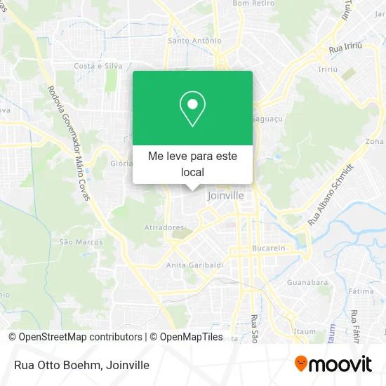 Rua Otto Boehm mapa