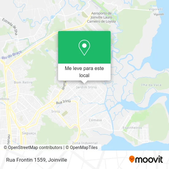 Rua Frontin 1559 mapa