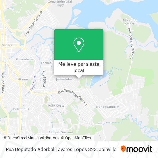 Rua Deputado Aderbal Taváres Lopes 323 mapa