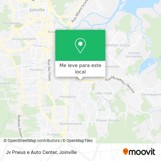 Jv Pneus e Auto Center mapa
