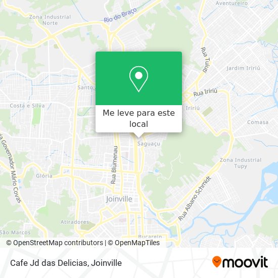 Cafe Jd das Delicias mapa