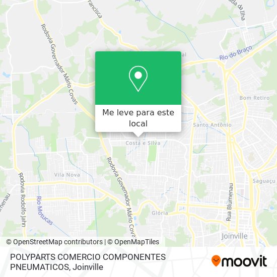 POLYPARTS COMERCIO COMPONENTES PNEUMATICOS mapa
