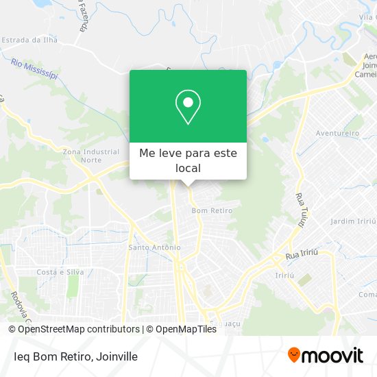 Ieq Bom Retiro mapa
